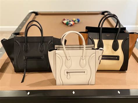 celine mini.luggage|A Size Breakdown of the Celine Luggage Tote .